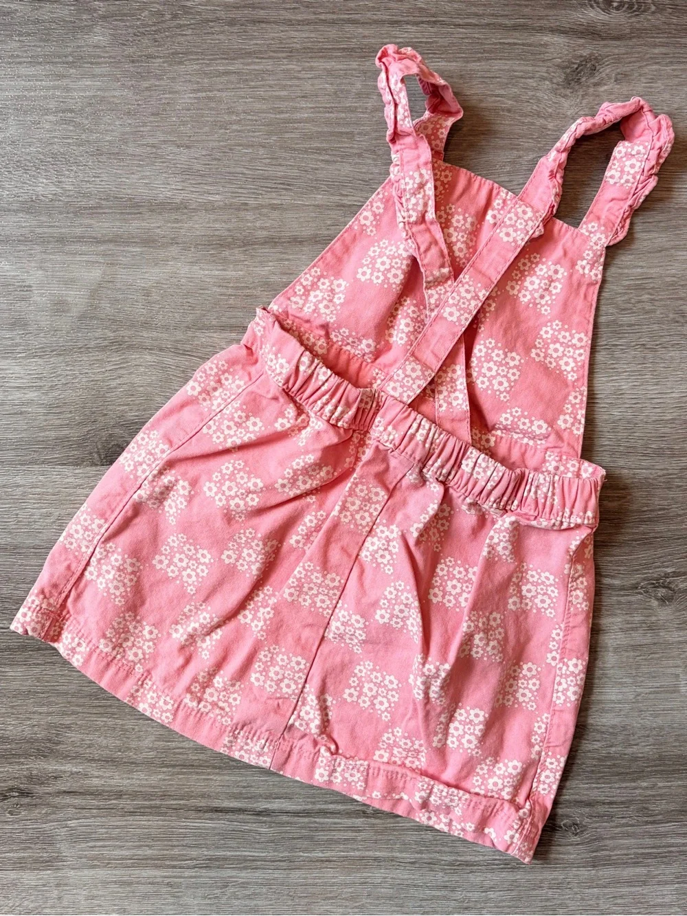 Carter's baby girls floral print overall dress